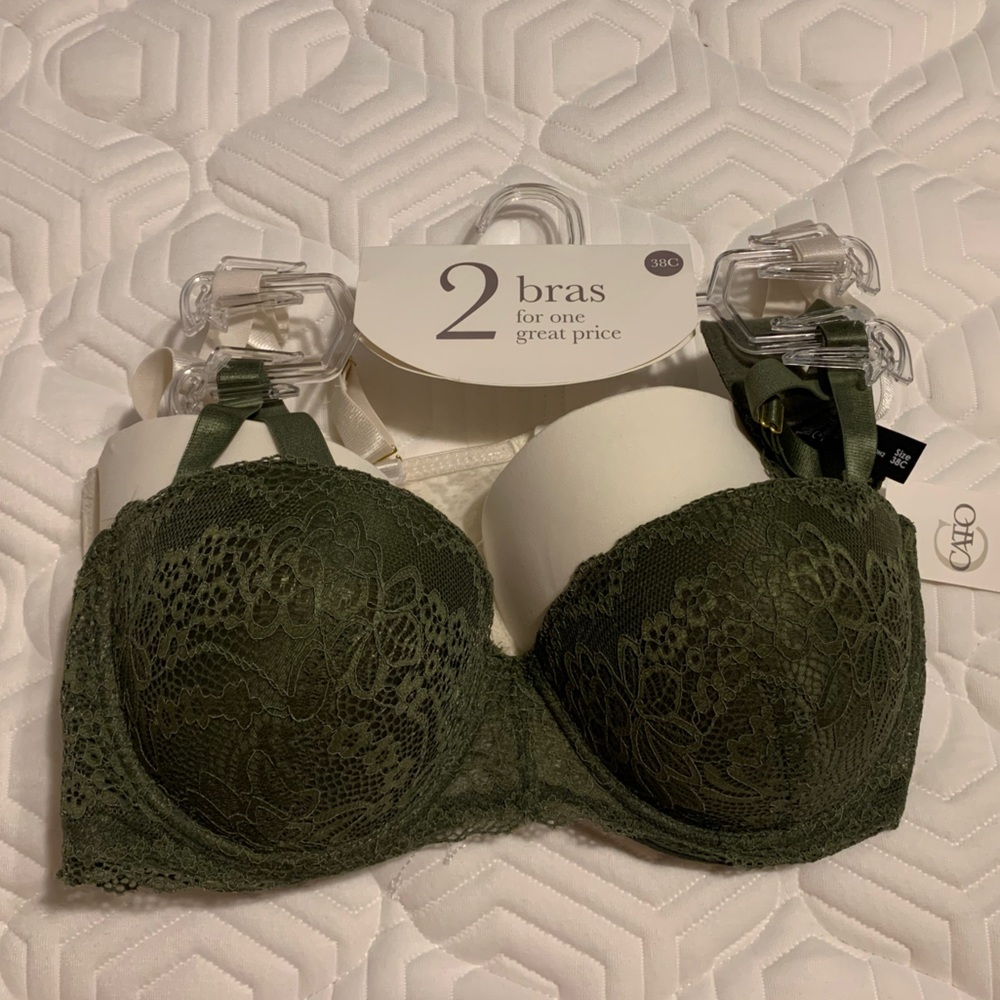 Cato 2-pack underwire bra. 38C